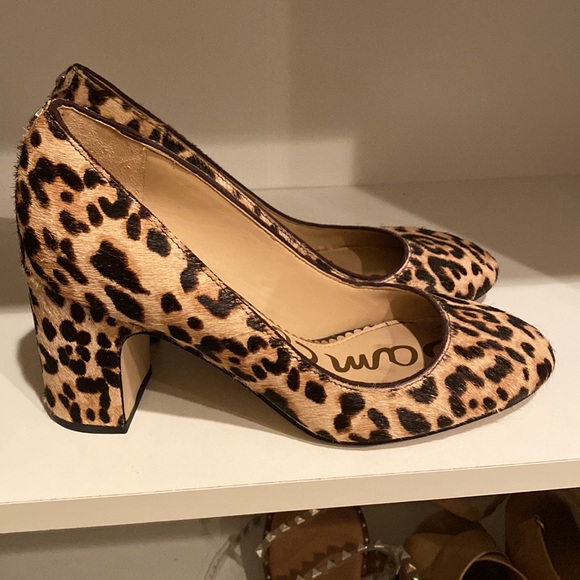 Sam Edelman leopard pumps, 5.5 - Picture 2 of 3